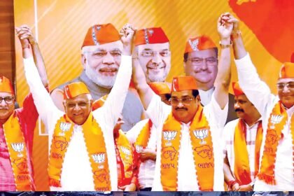 ફેરફાર ગુજરાતમાં, પ્રચાર પાંચ રાજ્યોમાં