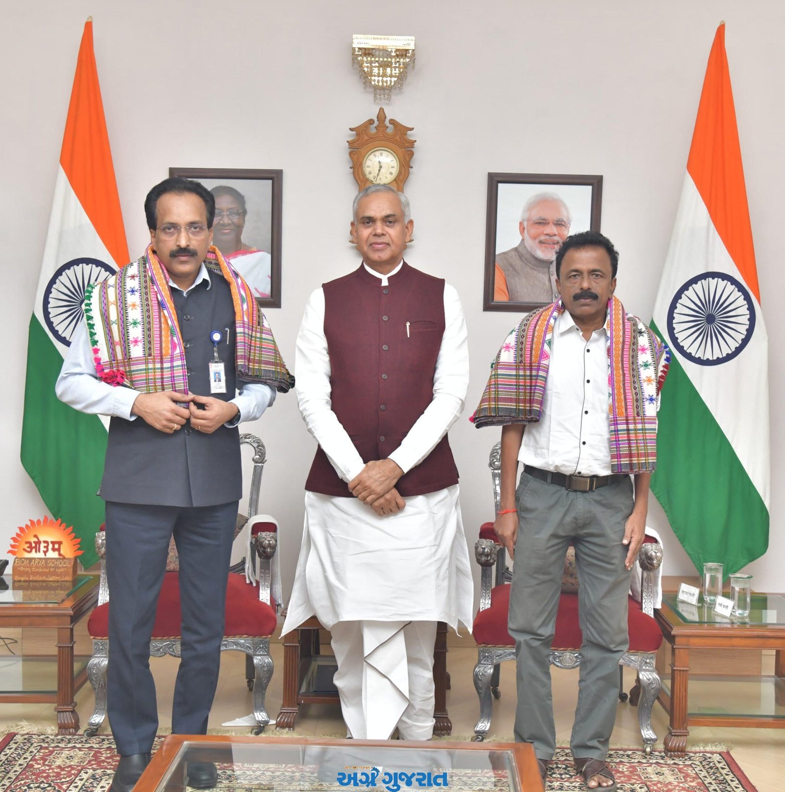 ઈસરોના અધ્યક્ષ ડૉ. એસ સોમનાથે રાજ્યપાલ આચાર્ય દેવવ્રત સાથે શુભેચ્છા મુલાકાત કરી