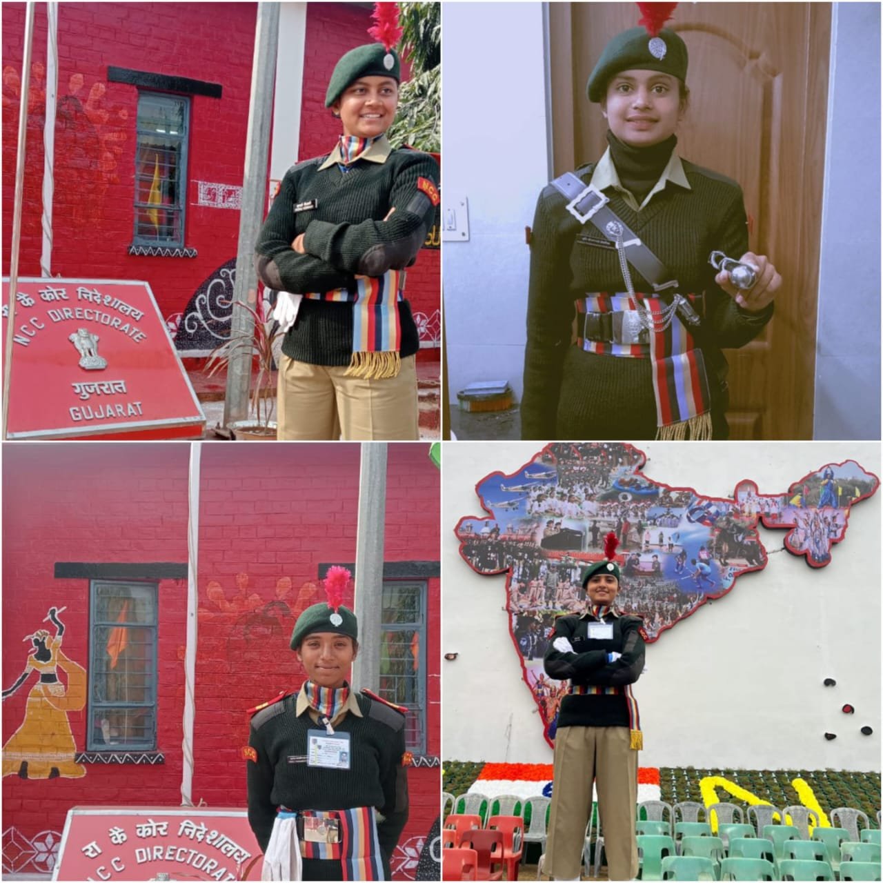 રાજકોટની ચાર દીકરીઓ દિલ્હીમાં પરેડમાં ભાગ લેશે