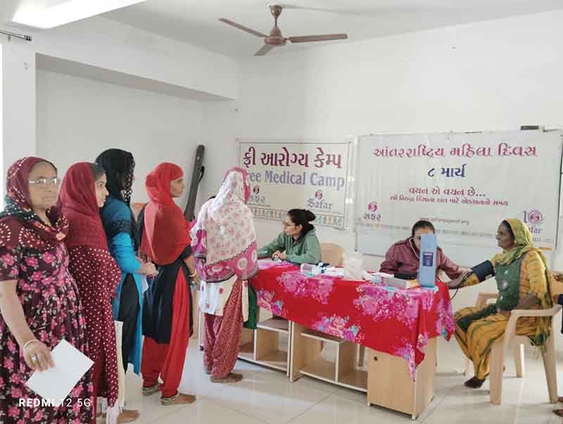 સફર સંસ્થા તેમજ મિલન મુસ્કાન વિકાસ સંગઠન દ્વારા માળિયા (મિ.) માં આંતરરાષ્ટ્રીય મહિલા દિવસ ની ઉજવણી