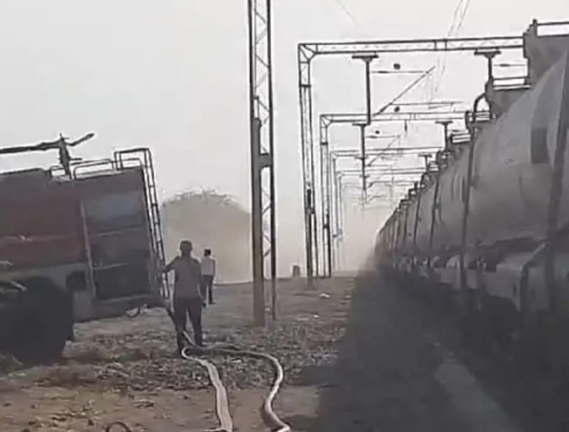 અમરેલી: મોટા લીલીયા પાસે એલપીજી ભરેલા ટ્રેનના ટેન્ક વેગનમાંથી ગેસ લીક થયો