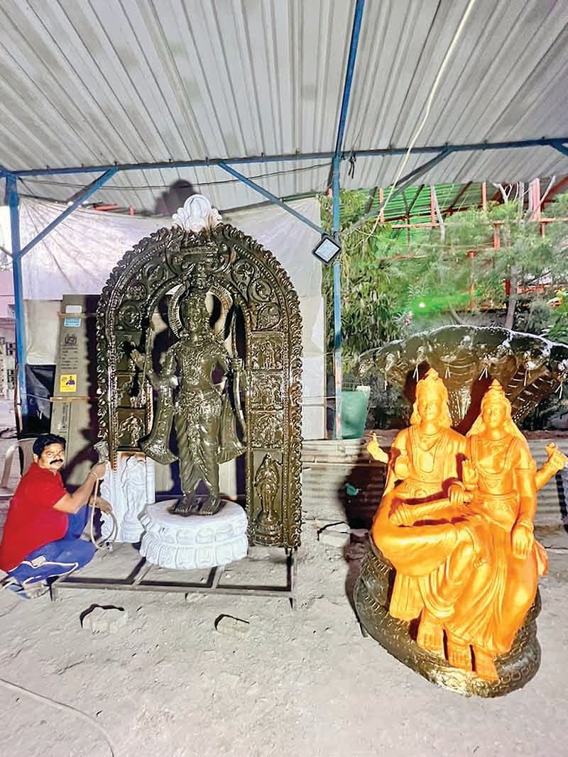 રામનવમી શોભાયાત્રામાં અયોધ્યામાં ભગવાન રામની આબેહૂબ મૂર્તિ આકર્ષક જમાવશે