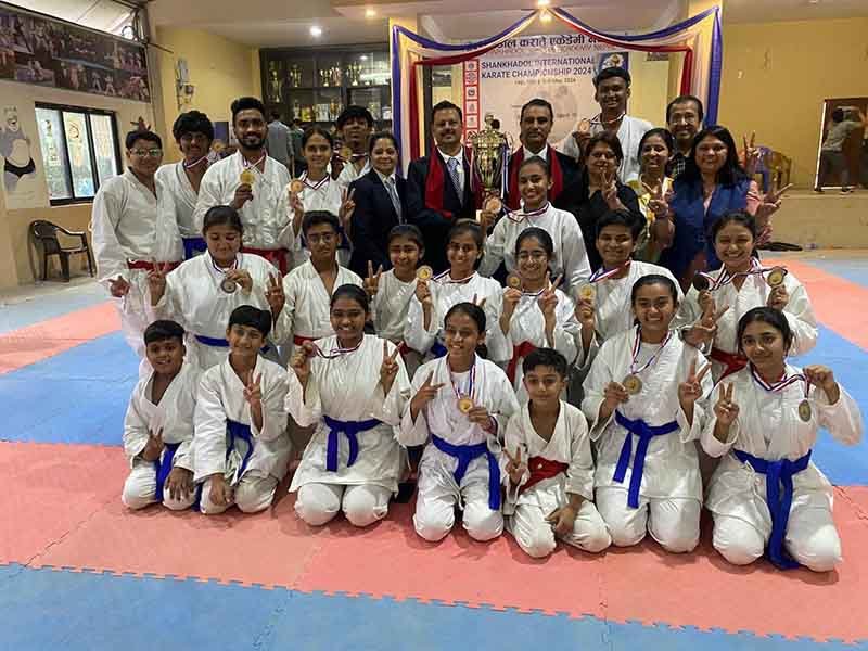 નેપાળમાં યોજાયેલી શંખોડલ ઈન્ટરનેશનલ કરાટે ચેમ્પિયનશિપમાં ગુજરાતના વિદ્યાર્થીઓનો ઉત્કૃષ્ટ દેખાવ
