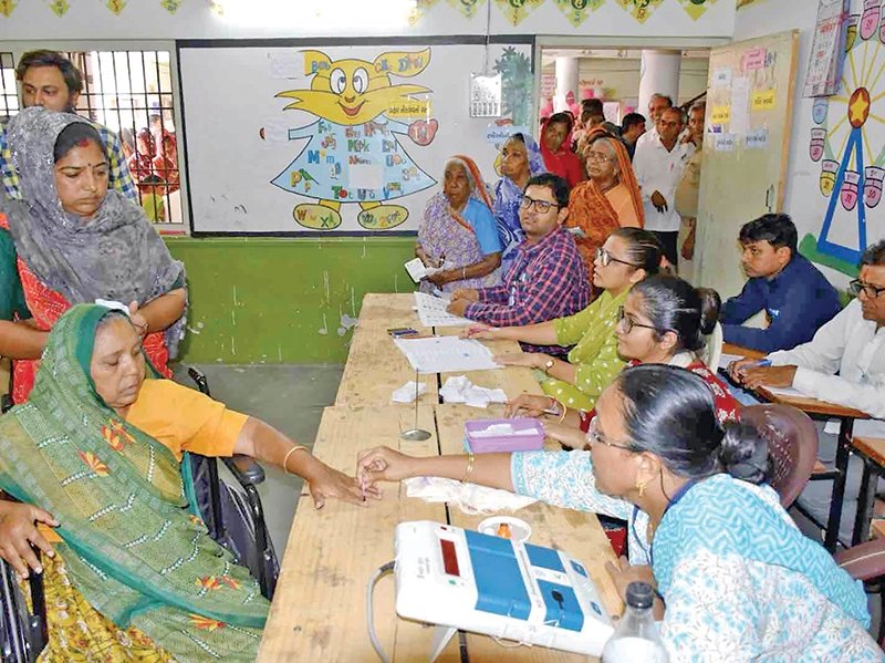 અમરેલીમાં ૨૦૧૯ની સાપેક્ષમાં પાંચ ટકા મતદાન ઓછુ થયું