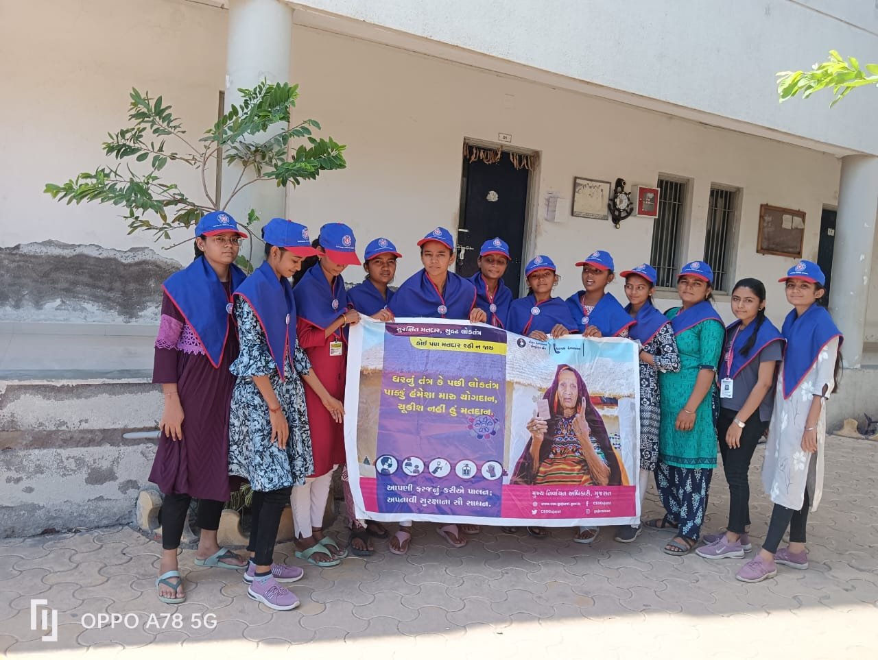 રાજુલાની મહિલા કોલેજ દ્વારા મતદાન જાગૃતિ માટે રેલીનું આયોજન કરવામા આવ્યું