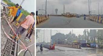 ડાકોરમાં 70 કરોડના ખર્ચે બનેલ ફલાયઓવર ત્રણ મહિનામાં ઠેકાણે થઇ ગયો