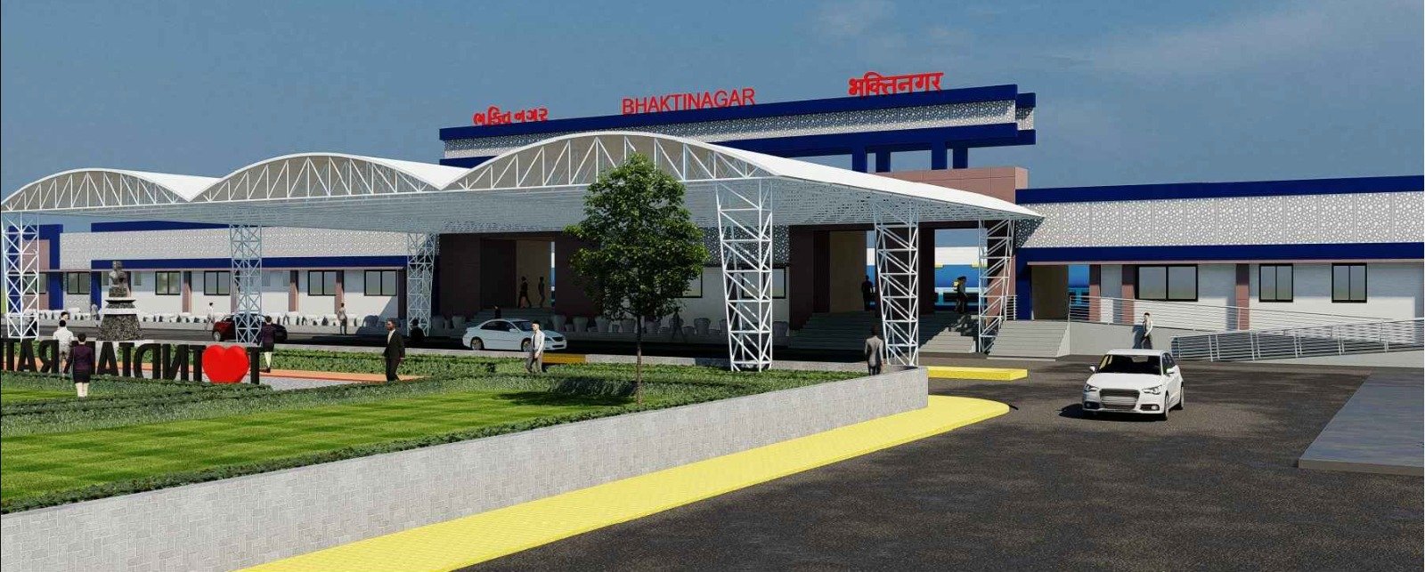 ભકિતનગર રેલવે સ્ટેશનનું આધુનિકરણ મુસાફરો માટે વિશ્વસ્તરીય પ્રવાસનો અનુભવ સુનિશ્ચિત કરશે