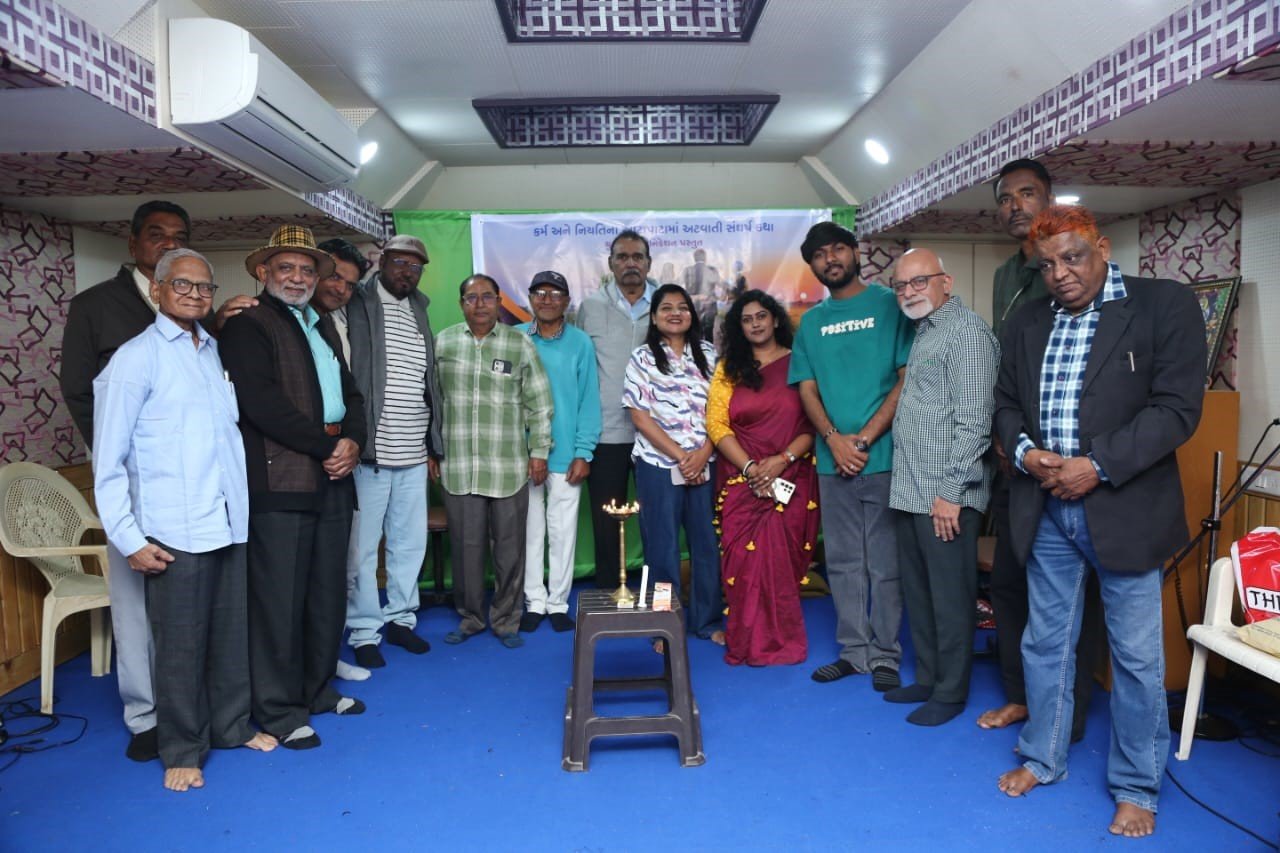 રાજકોટના નિર્માતા અને કલાદીપ નિર્મિત ગુજરાતી ફિલ્મ ‘ ઝુઝારુ’ ના ગીતોનુ ધ્વનિમુદ્રણ સંપન્ન