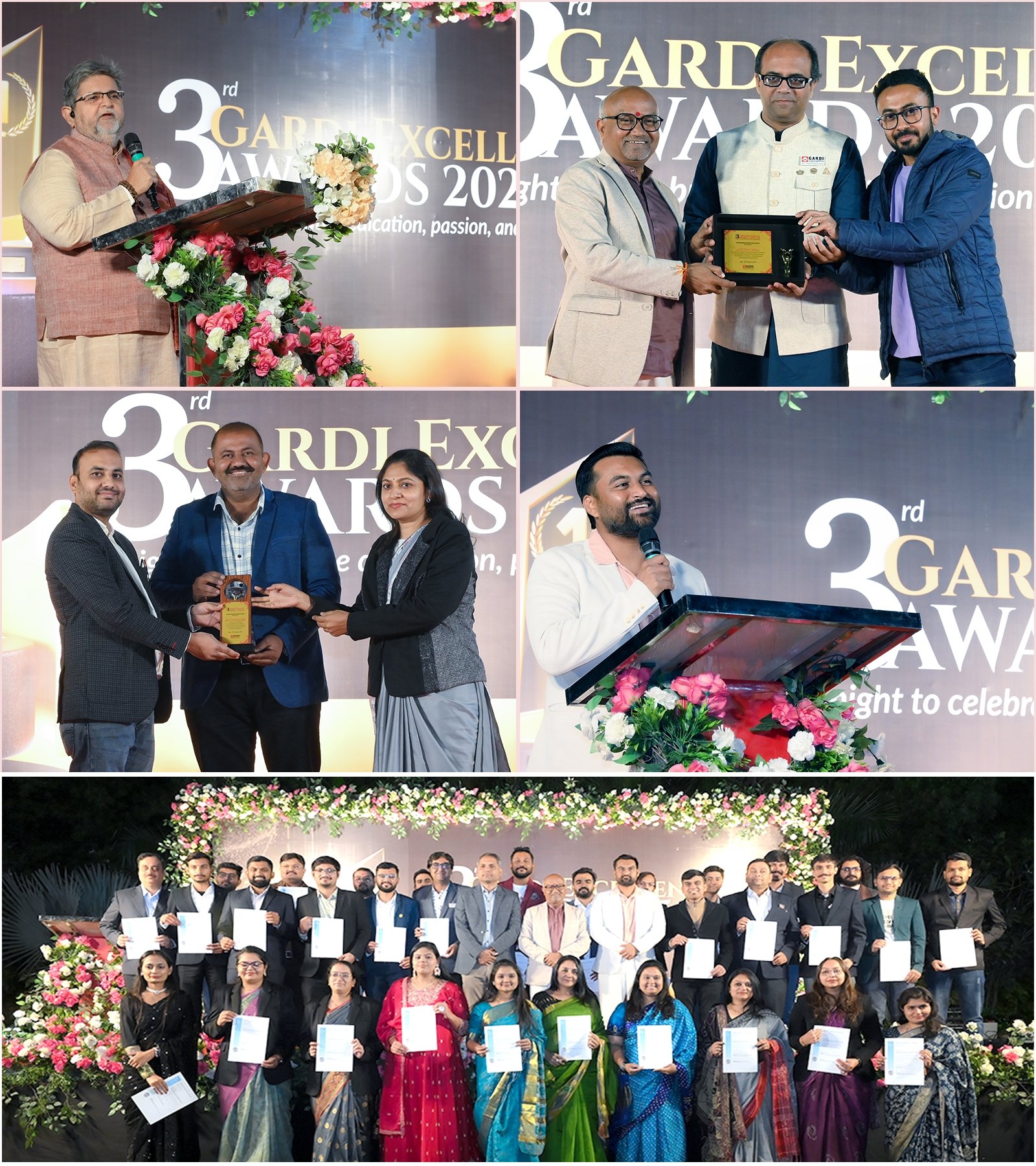  ગાર્ડી વિદ્યાપીઠ દ્વારા ૩૭ સ્ટાફમિત્રોને એવોર્ડ એનાયત