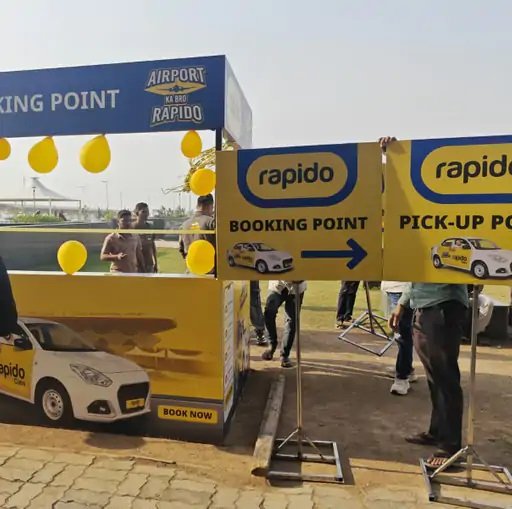  રાજકોટ ઇન્ટરનેશનલ એરપોર્ટ પર રેપિડો સર્વિસનો પ્રારંભ