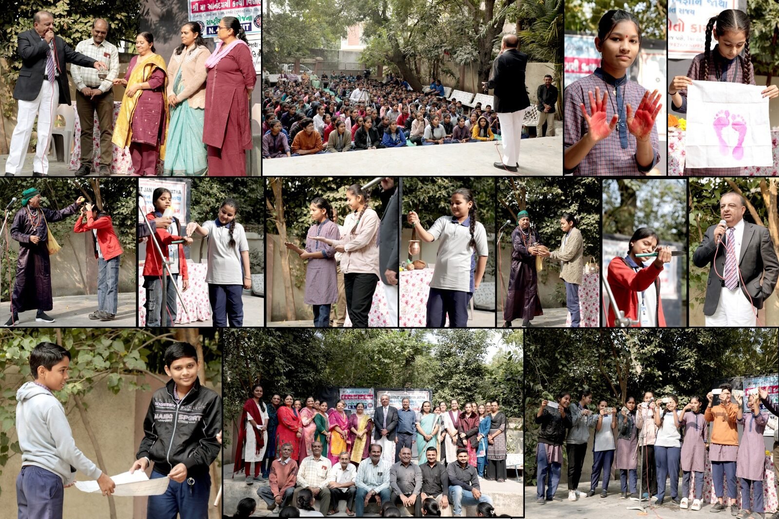 આનંદમયી કન્યા છાત્રાલયમાં વિજ્ઞાનજાથાનો જાગૃતિ કાર્યક્રમ