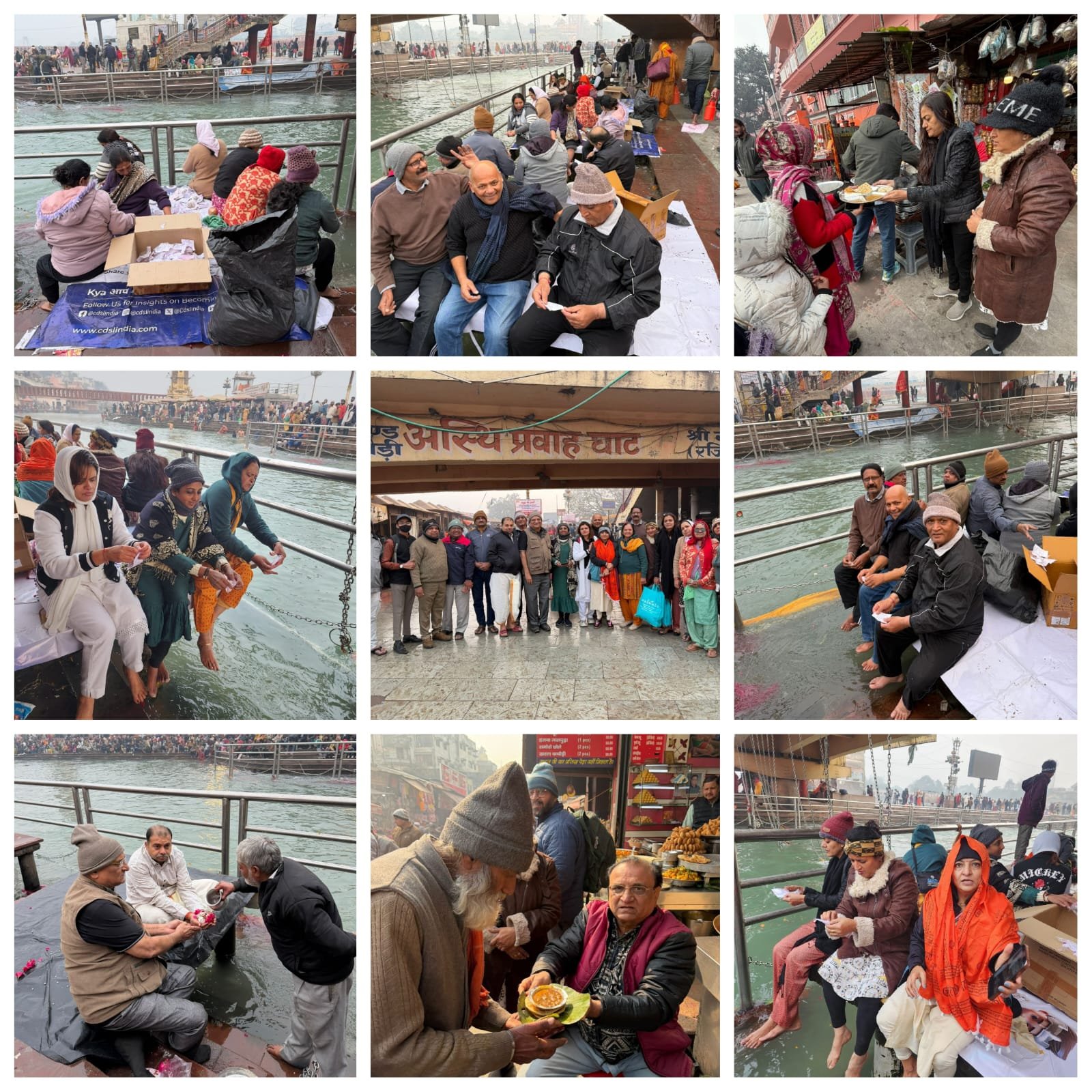 સરગમ કલબ દ્વારા ઉતરાયણના દિવસે હરિદ્વારમાં ૨૫૦૦ અસ્થિનું પૂજન