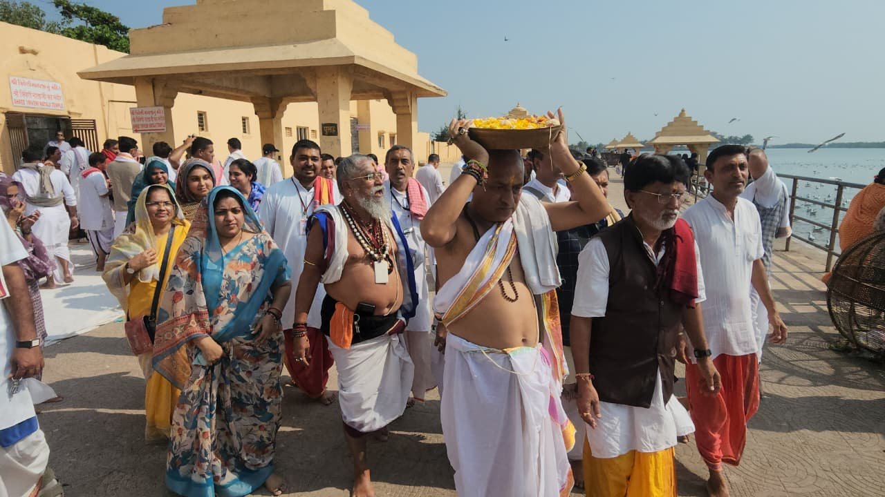 પ્રભાસતીર્થના ત્રિવેણી સંગમ પર શૂરવીર આત્માઓના મોક્ષાર્થે વિશેષ ધાર્મિક અનુષ્ઠાન