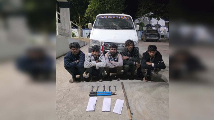 સૌરાષ્ટ્ર ભરમાં જેટકો સબ સ્ટેશનમાંથી ચોરી કરનાર તસ્કર ગેંગ ઝડપાઈ