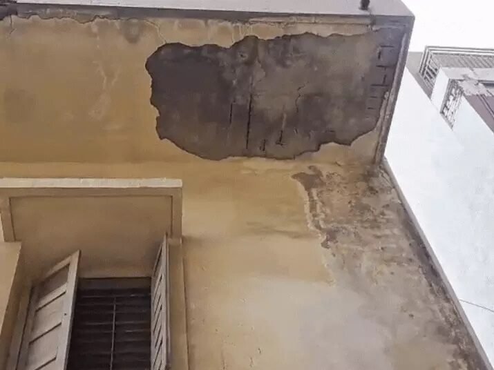 અમીન માર્ગ પરના હાઉસિંગ આવાસમાં તોળાતી ગંભીર ઘટના