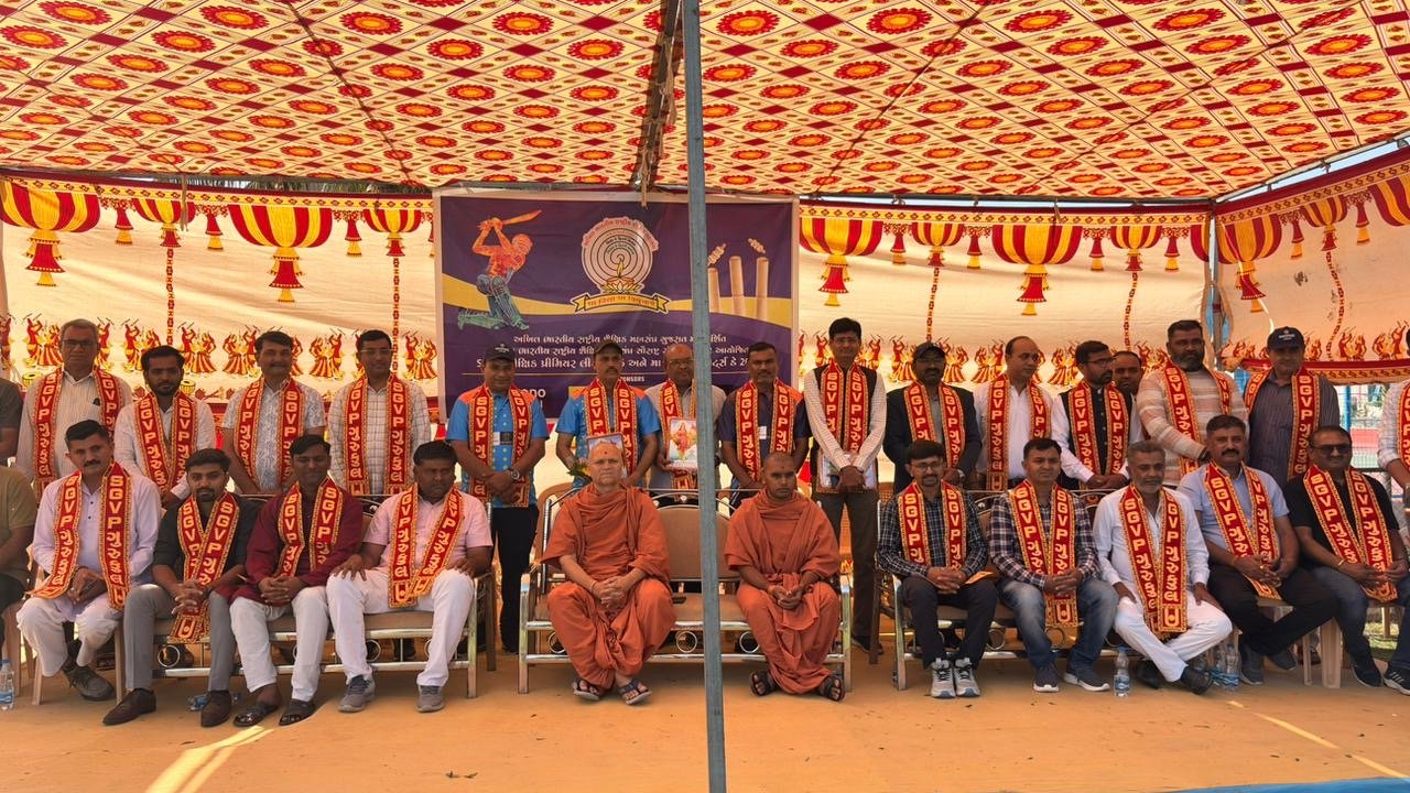 રીબડા ગુરૂકૂળમાં શૈક્ષણિક પ્રિમીયર લીગ અને માતૃશકિત સ્પોર્ટસ ડેની ઉજવણી