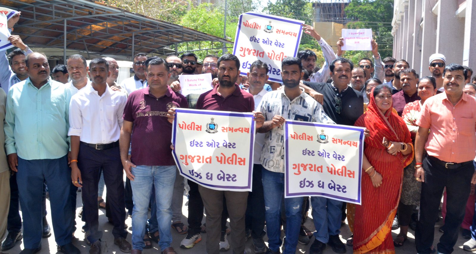 મેવાણીના આક્ષેપો સામે DCP બાંગરવા માટે જનસાગર રસ્તા પર