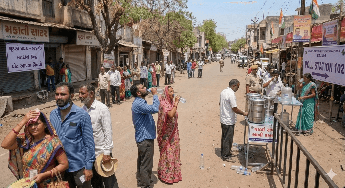 તા.૨૬મીએ સૂર્યનારાયણ અને રાજકીય ગરમાવો મતદારો પર હાવી રહેશે