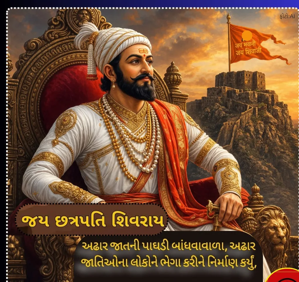 3 એપ્રિલ એટલે છત્રપતિ શિવાજી મહારાજની પુણ્યતિથિ