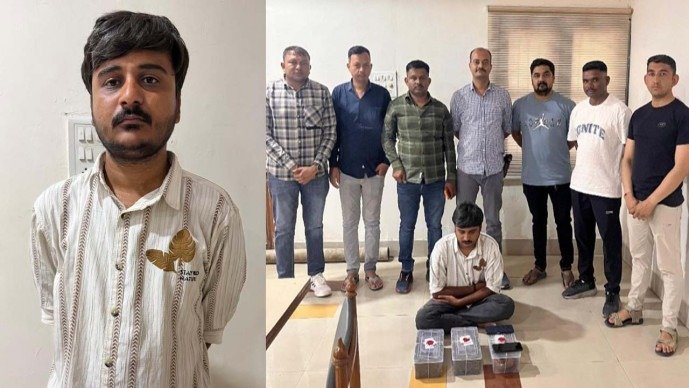 જામવાડી GIDCમાંથી 2 કિલો ગાંજા સાથે આસીફ ઝડપાયો, સપ્લાયર ફરાર