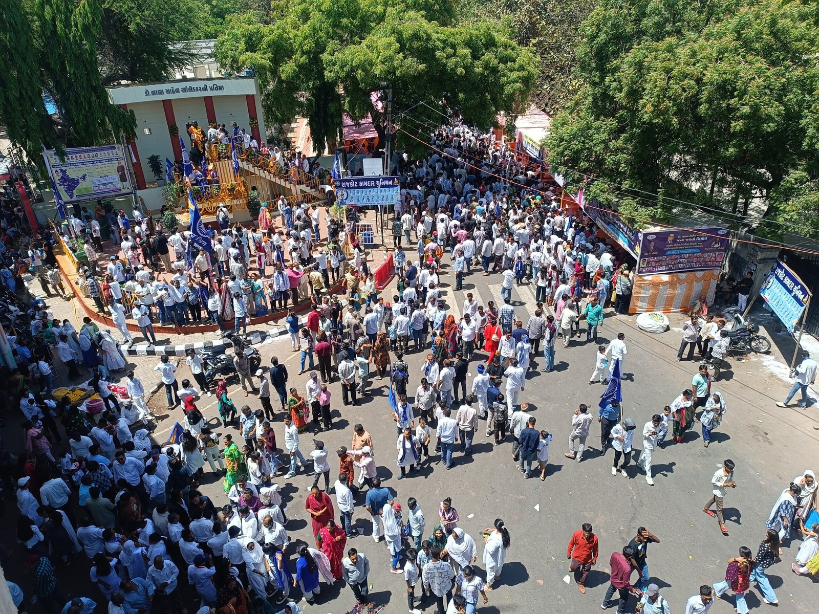 રાજકોટમાં ડૉ. બાબાસાહેબ આંબેડકરની જન્મજયંતિની શાનદાર ઉજવણી