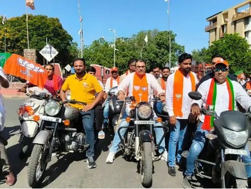 ભાજપની વોર્ડ વાઇઝ રેલીમાં ૭ નંબરના ઉમેદવારો નહી જોડાતા અનેક તર્ક-વિર્તક