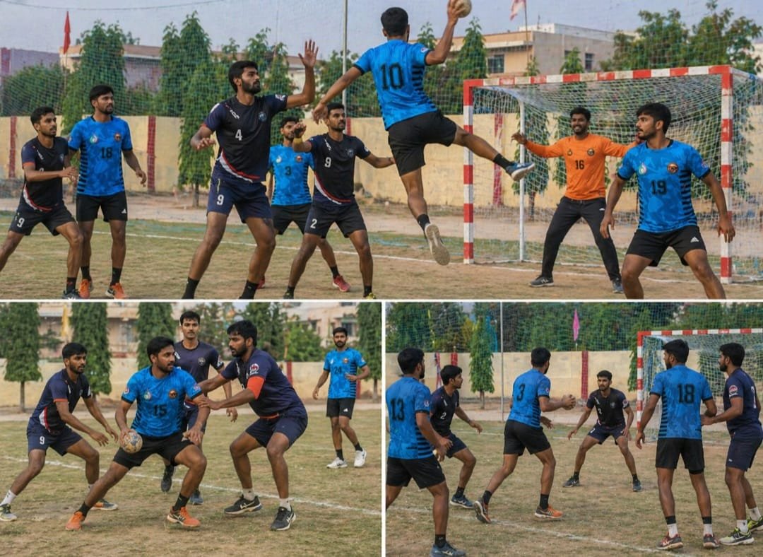 ભારતની શ્રેષ્ઠ ચાર ટીમોમાં સૌરાષ્ટ્ર યુનિવર્સિટીની હેન્ડ બોલ ટીમને સ્થાન