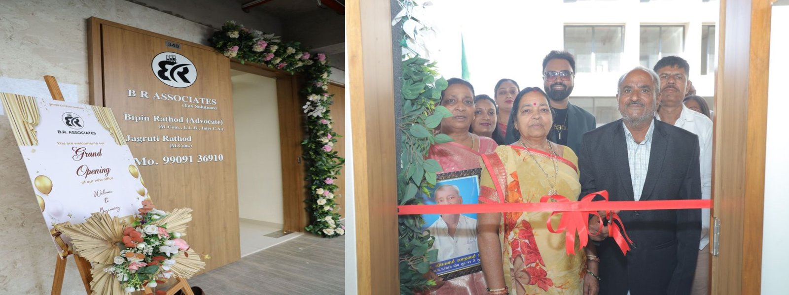 સિમ્પલ એડના એકાઉન્ટન્ટ બિપીન રાઠોડના બી.આર.એસોસીએટસનો શુભારંભ