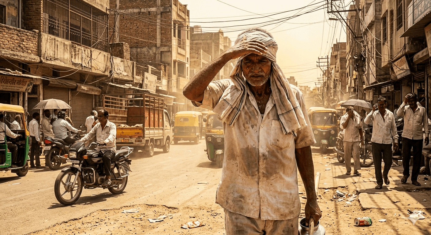  ગરમીમાં એક દિવસની આંશિક રાહત બાદ તાપમાન ફરી ૪3  ડિગ્રીએ પહોંચ્યું