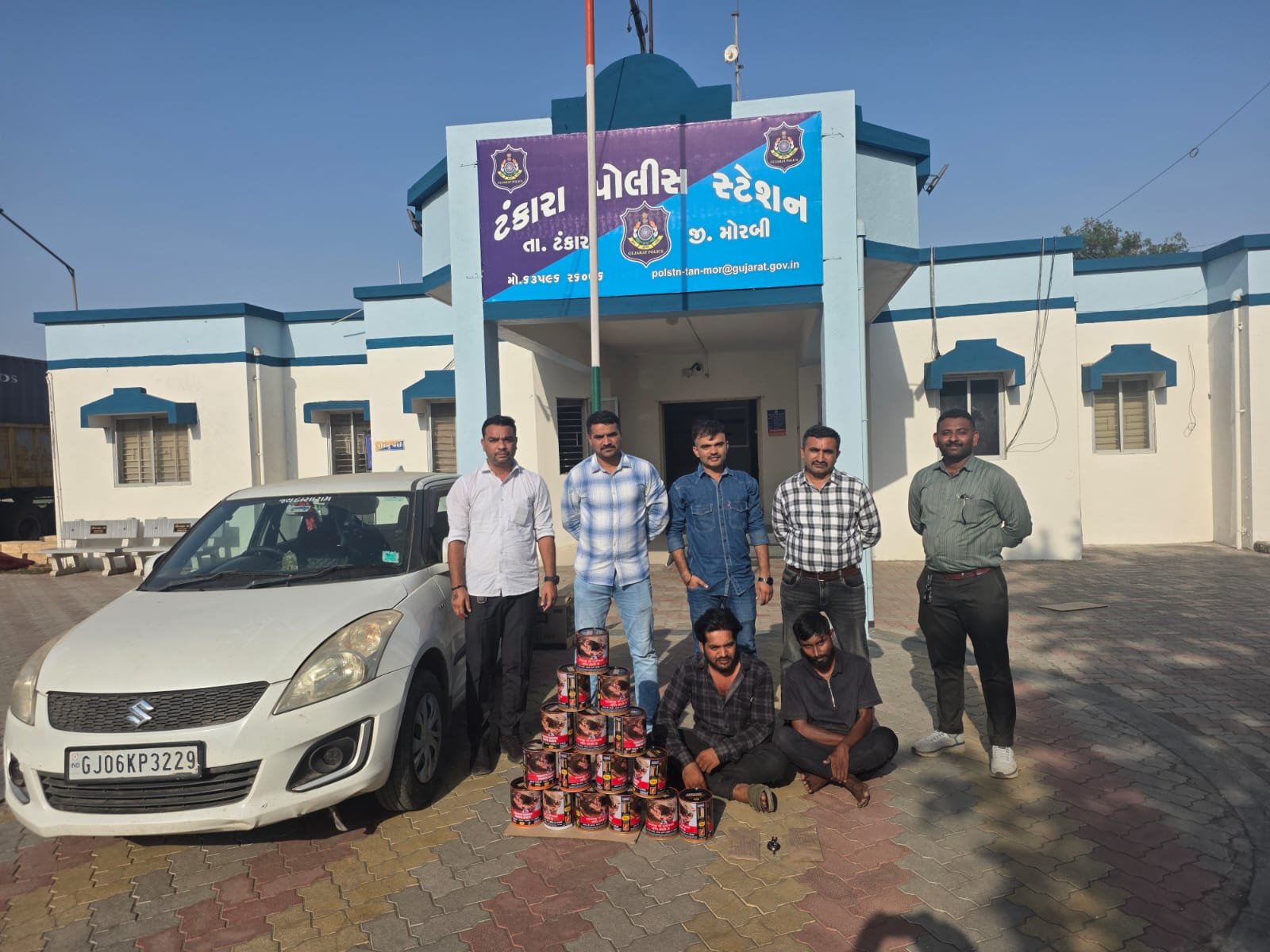 ટંકારાની શ્રી રામ એજન્સીમાંથી તમાકુ ચોરનાર બે શખ્સ પકડાયા