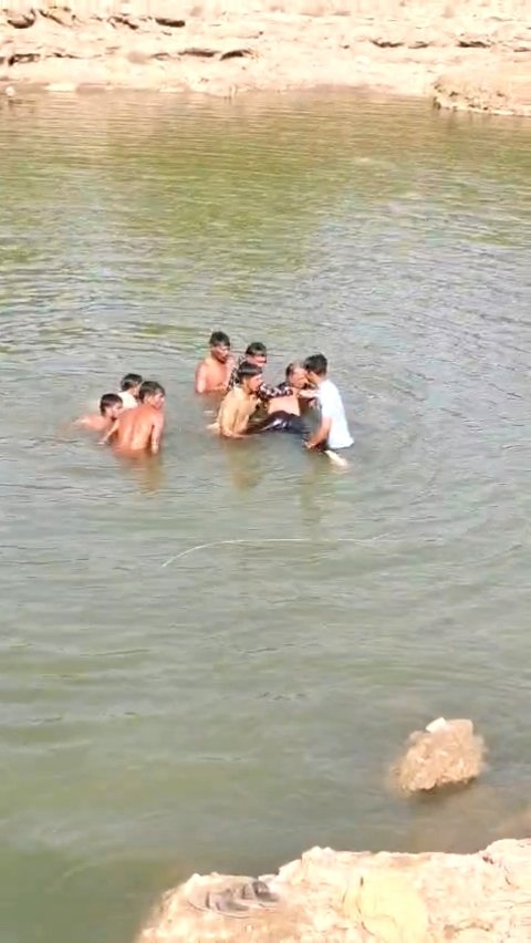 રાજુલાના ખાખબાઈ ગામે ધાતરવડી નદીમાં ડૂબી જવાથી બે કિશોરોના મોત