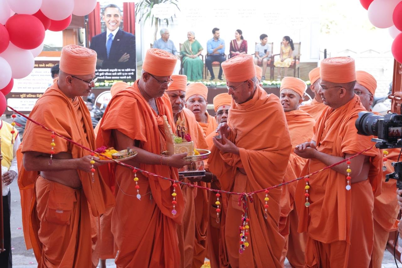  BAPS સંસ્કારધામ મંદિર મૂર્તિપ્રતિષ્ઠા મહોત્સવ ભવ્ય રીતે યોજાયો