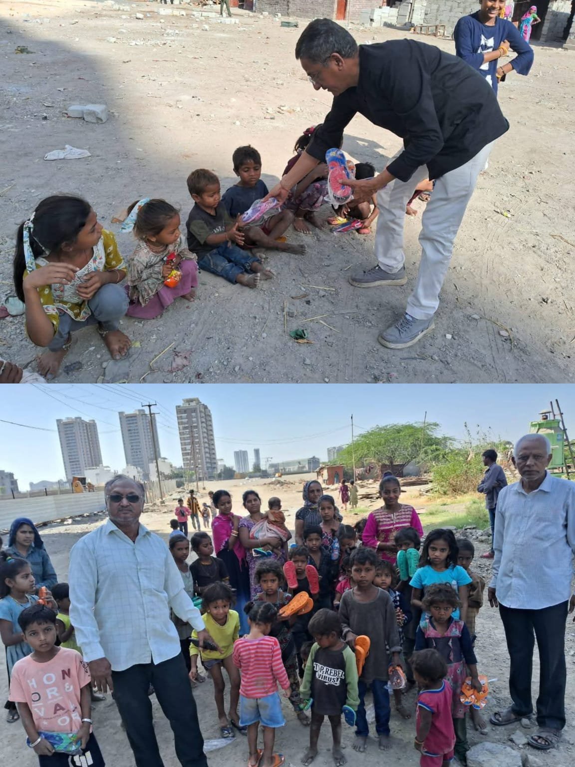 સેવા સંસ્થા વિવેકાનંદ યુથ ક્લબ દ્વારા ૪૨૦૦ જોડી નવા સ્લીપરનું વિતરણ