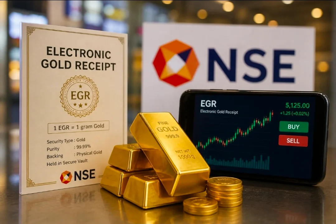 હવે અસલી સોનુ પણ શેરોની જેમ ટ્રેડ થશે: NSE લાવ્યુ ઇલેક્ટ્રોનિક ગોલ્ડ રસીદ (EGR)