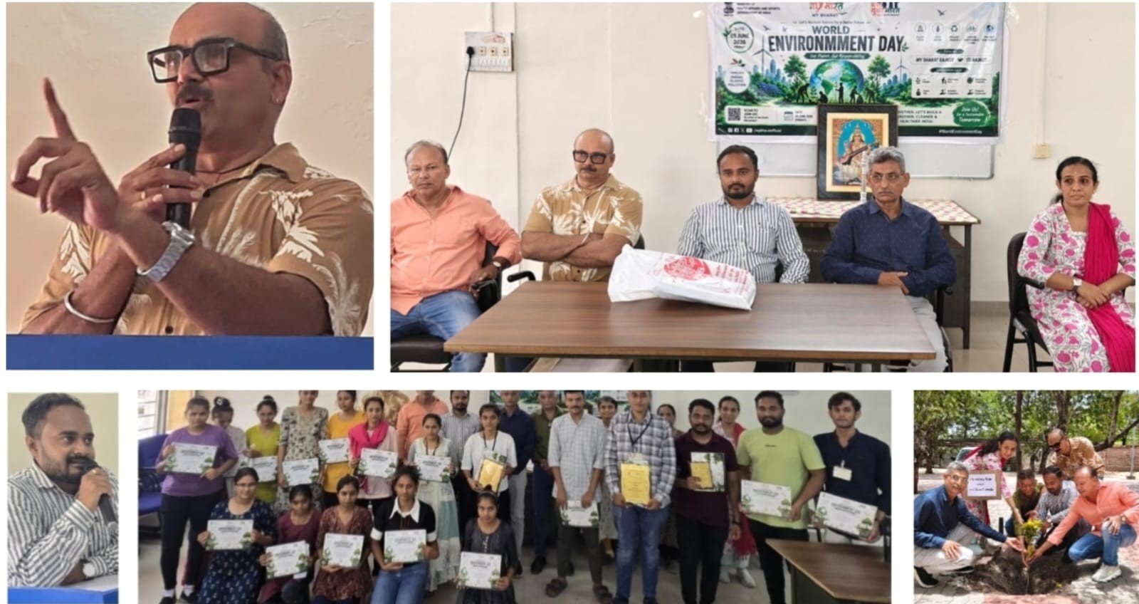 મેરા યુવા ભારત દ્વારા ITI ખાતે વિશ્વ પર્યાવરણ  દિવસ  નિમિત્તે વકૃત્વ સ્પર્ધા યોજાઈ