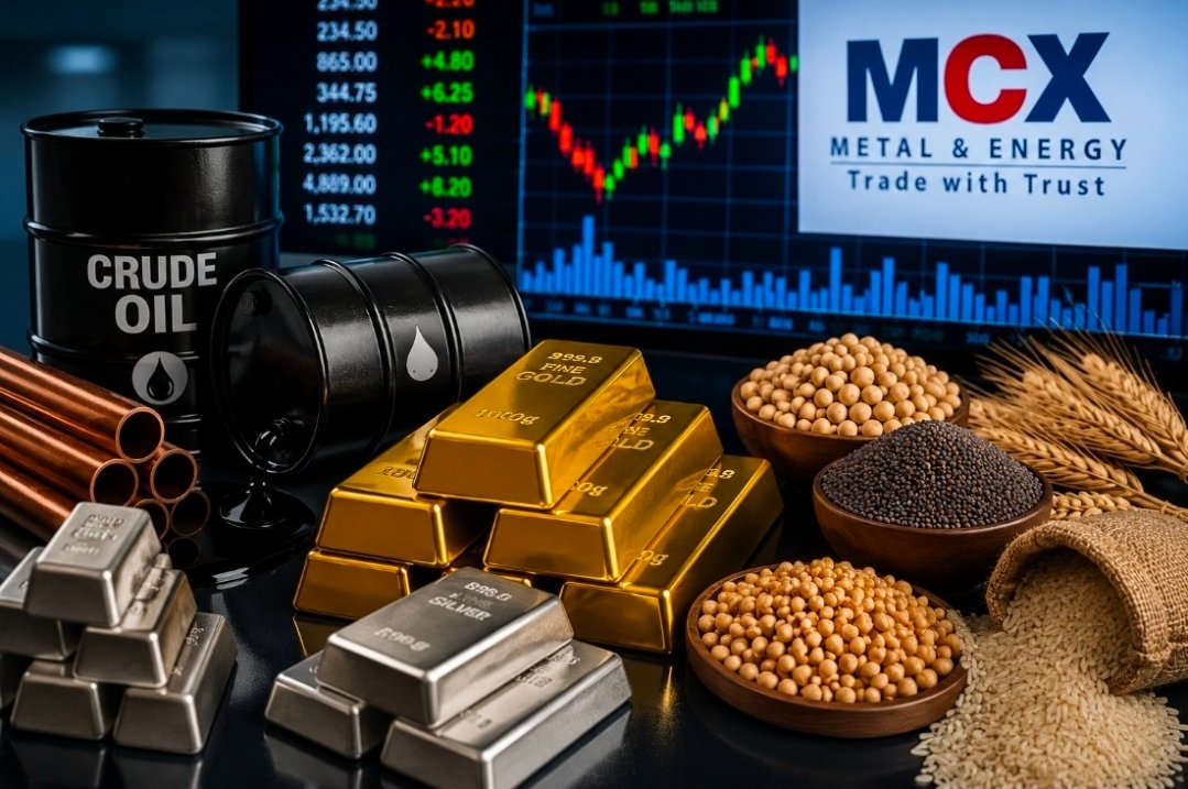 MCXમાં સોનું-ચાંદી ચમક્યા, ક્રૂડ નરમ; શેરબજાર લીલા નિશાનમાં ખુલ્યું