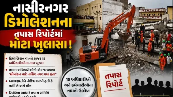 સુરતના નકલી ડિમોલીશન કાંડમાં ૧૫ જેટલા અધિકારી-કર્મચારીના નામ ખૂલ્યા