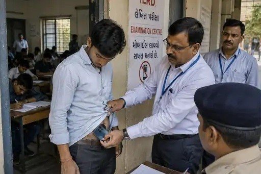 LRDની પરીક્ષા વિવાદમાં, ઉમેદવાર પાસેથી મોબાઇલ મળ્યો