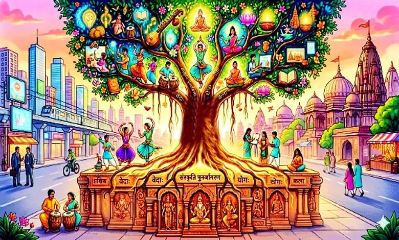  ભારતીય સંસ્કૃતિના આદર્શો સમાજમાં પુનઃ પ્રસ્થાપિત ન થઈ શકે?