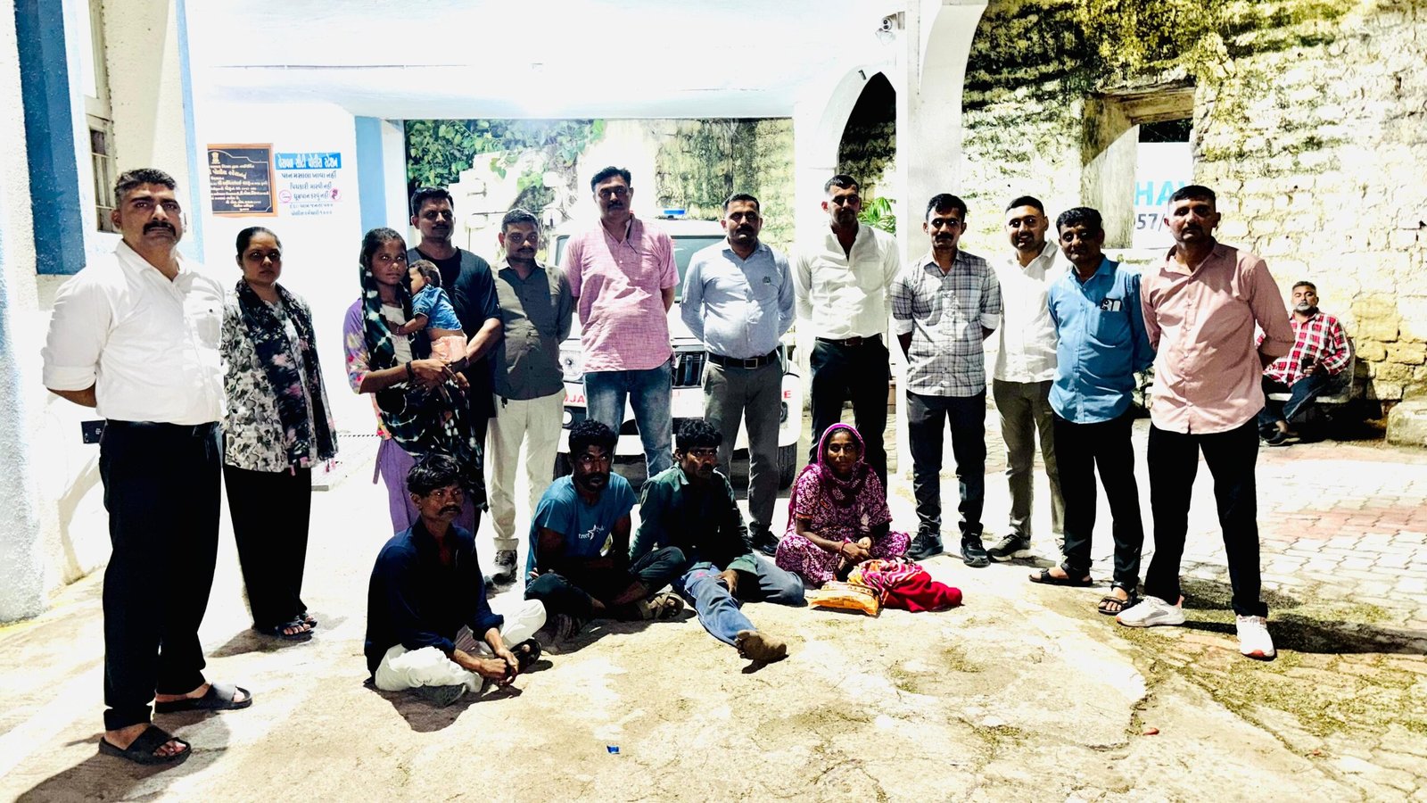 પોરબંદરથી 10 માસની બાળકીનું અપહરણ કરનાર ચાર આરોપી ઝડપાયા