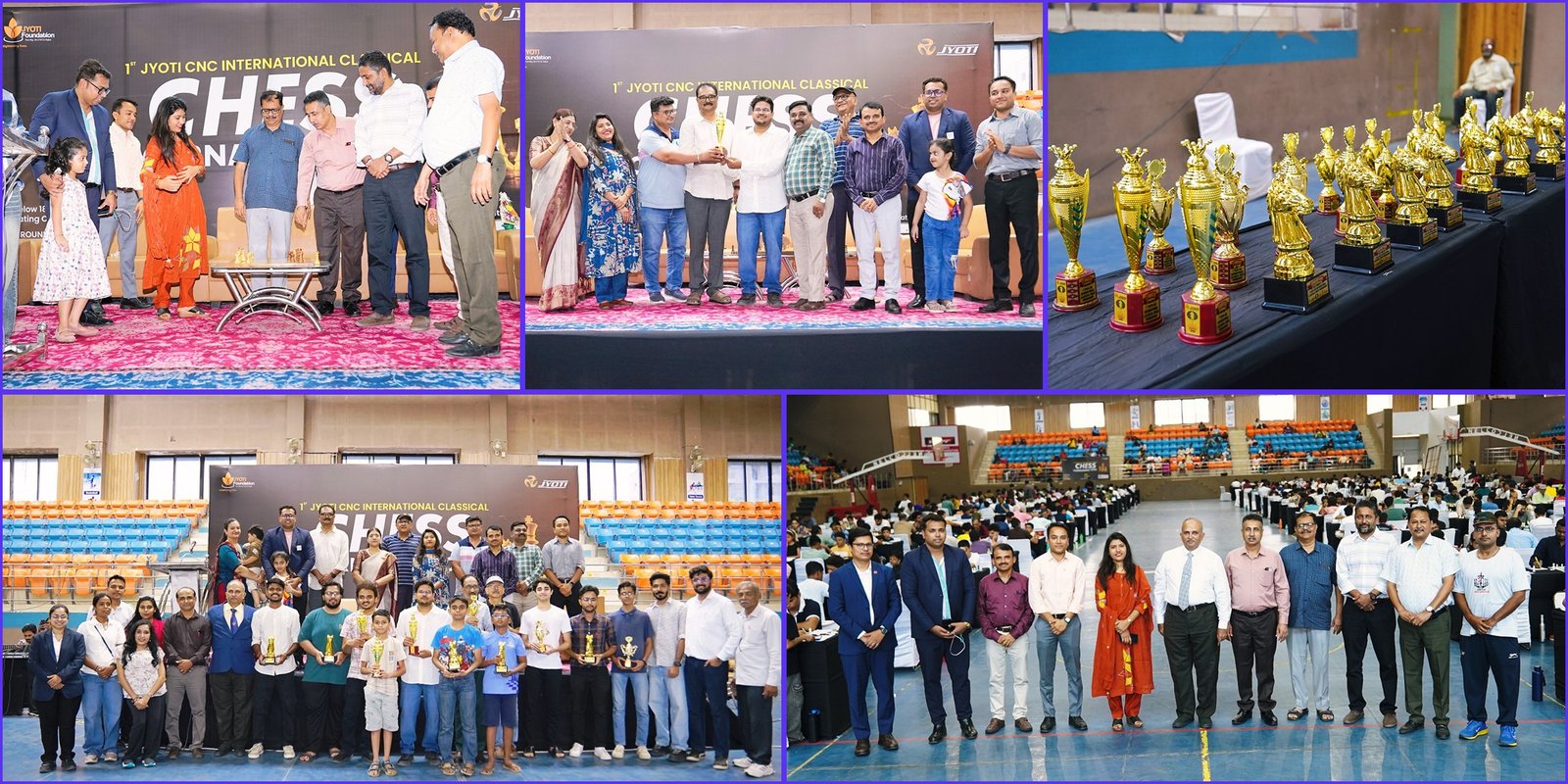 મગજના ખેલમાં વડોદરા ઝળહળ્યું: જ્યોતિ CNC પ્રેરિત આંતરરાષ્ટ્રીય ચેસ સ્પર્ધા સફળતાપૂર્વક સંપન્ન