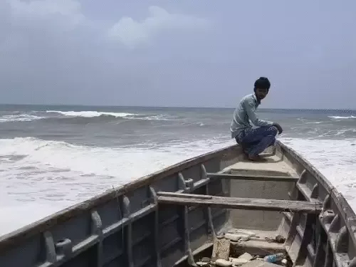 માંગરોળના શેરિયાજમાં આગળ વધતો દરિયો, ૫૦ ફૂટ વિસ્તાર ગાયબ