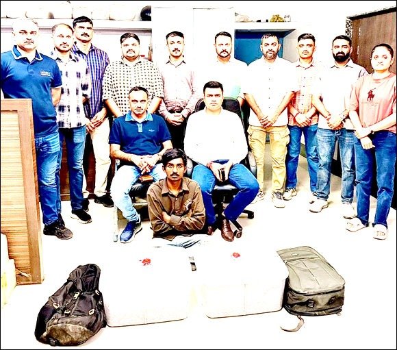 બામણબોર પાસે 7.24 લાખના 14.485 કિલો ગાંજા સાથે યુવક અને સગીર ઝડપાયા