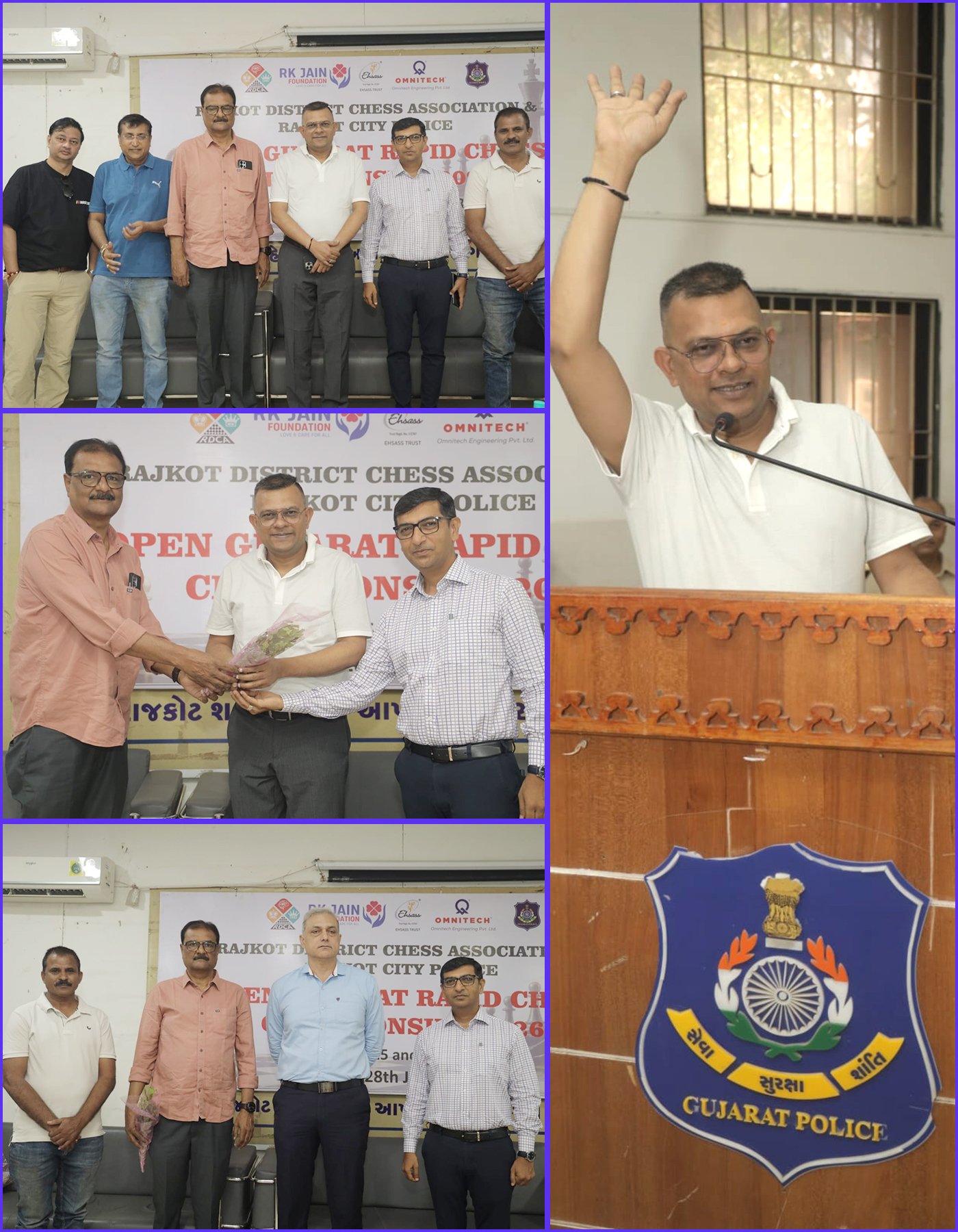 સિટી પોલીસ અને ઓમનિટેક એન્જિનિયરિંગ વચ્ચે સ્પોર્ટ્સ ફેસિલિટી ડેવલપમેન્ટ માટે CSR સહયોગ