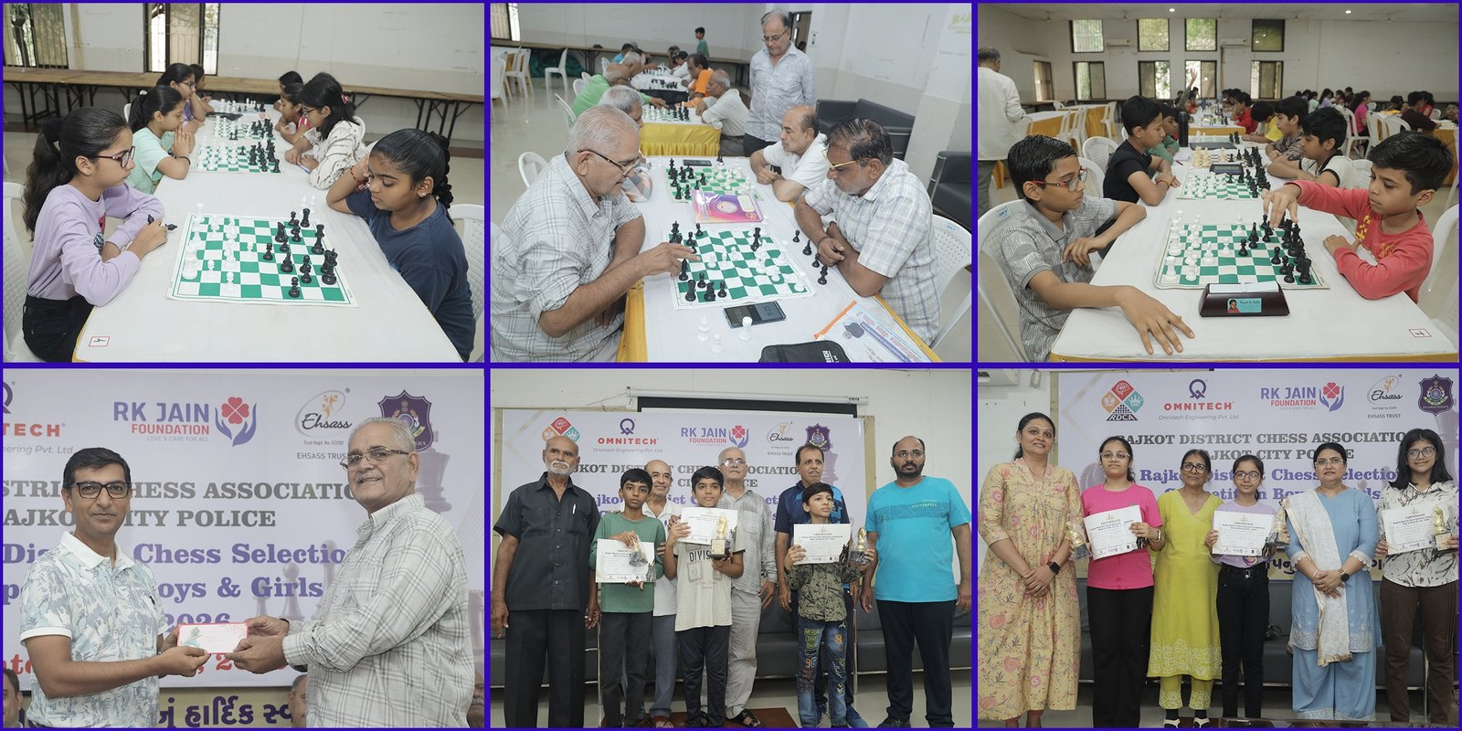રાજકોટમાં અંડર-૧૩ સ્ટેટ સિલેક્શનમાં ૫૦ ખેલાડીઓની ઉત્સાહભરી ભાગીદારી