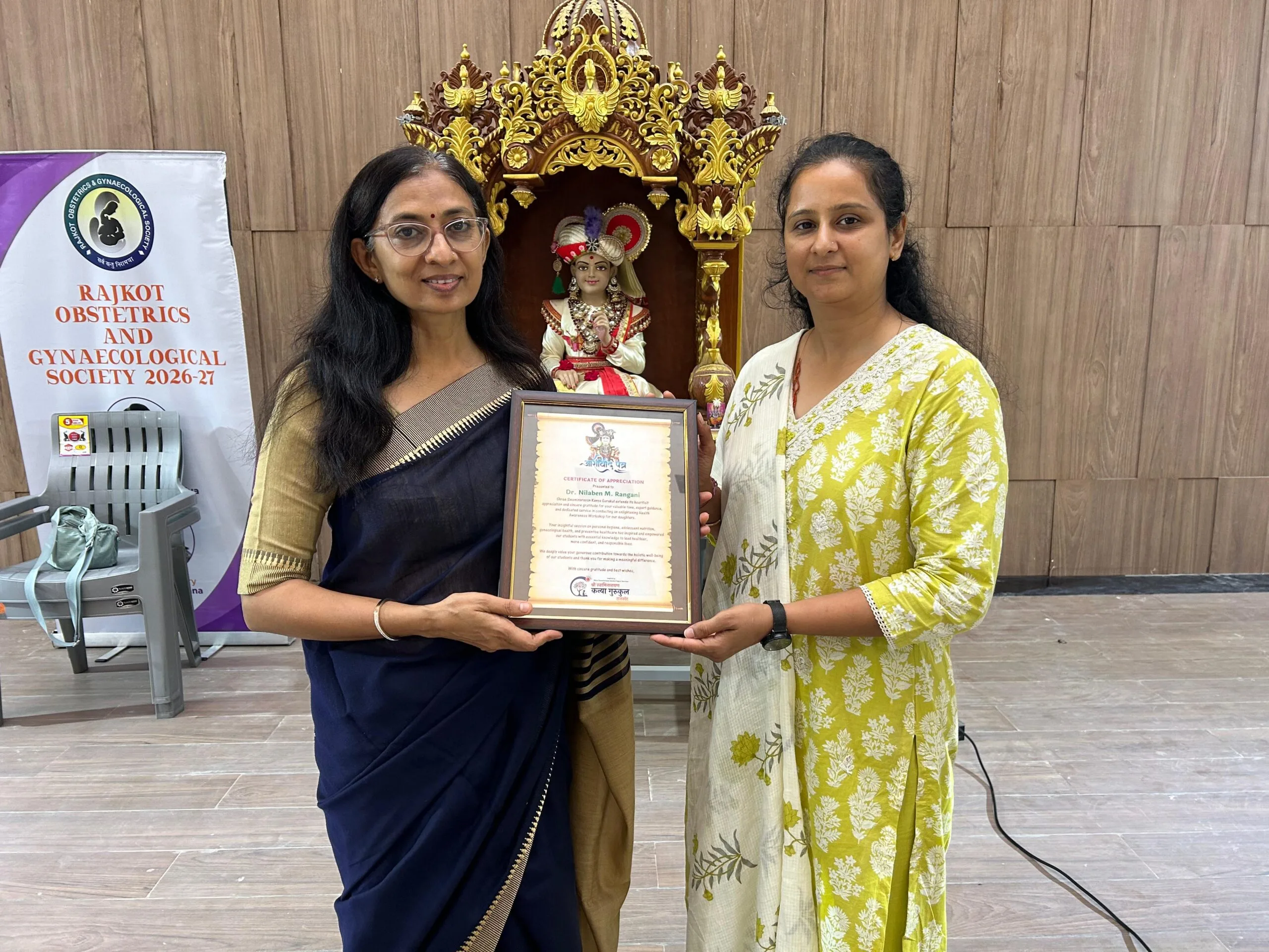 સ્વામિનારાયણ કન્યા ગુરુકુલમાં કિશોરી આરોગ્ય જાગૃતિ સેમિનાર યોજાયો