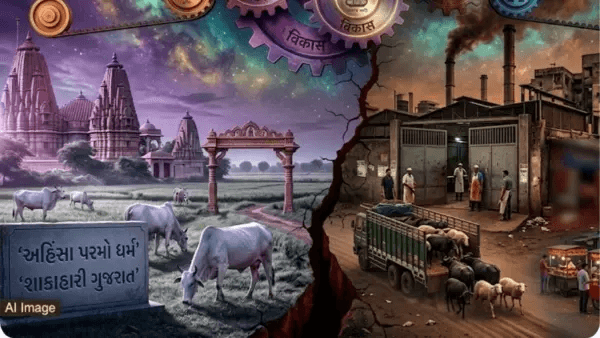  ગુજરાતમાં મંજૂરી સાથે ધમધમતા ૧૦,૭3પ કતલખાના